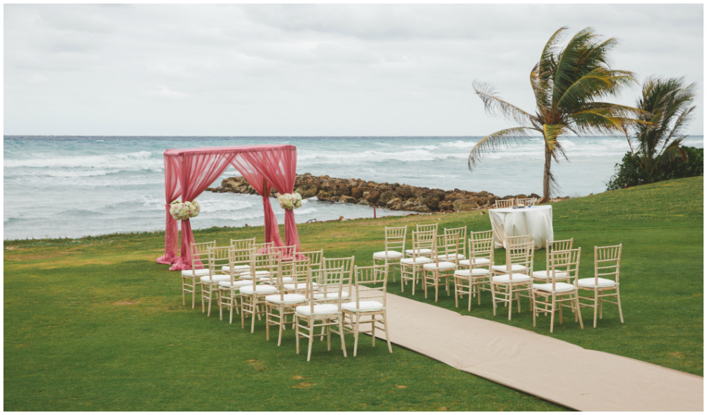 Rose Hall Ocean's Edge Wedding Ceremony