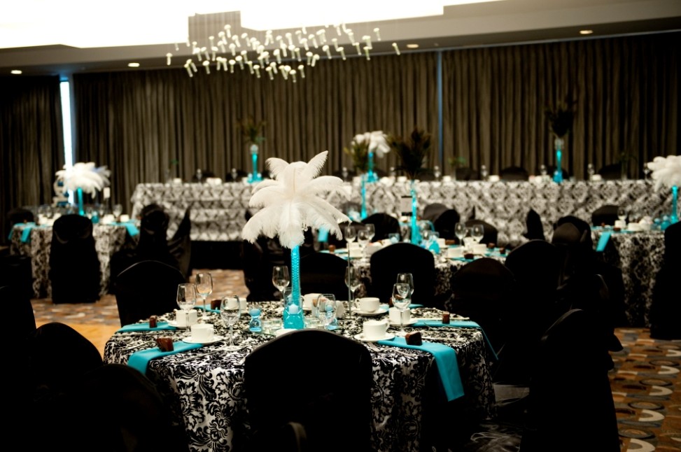 Black white and turquoise wedding Archives - Jennifer Bergman Weddings