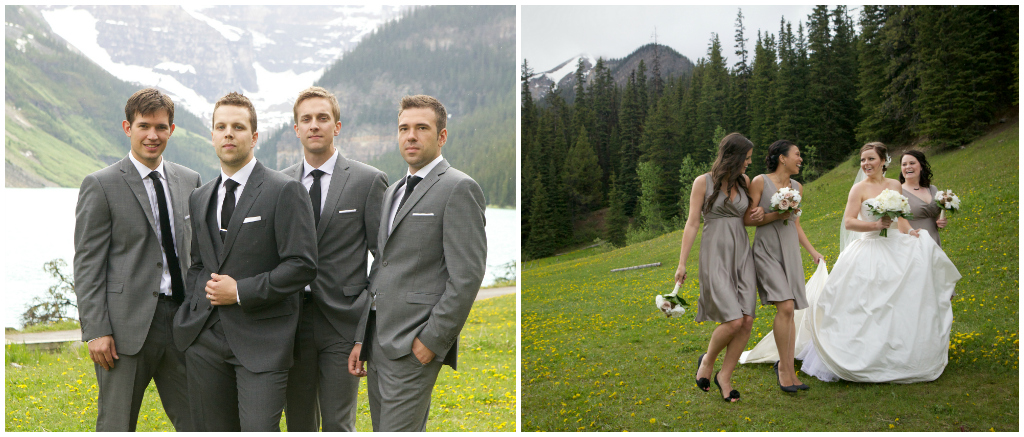 Lake Louise Outdoor Mountain Wedding