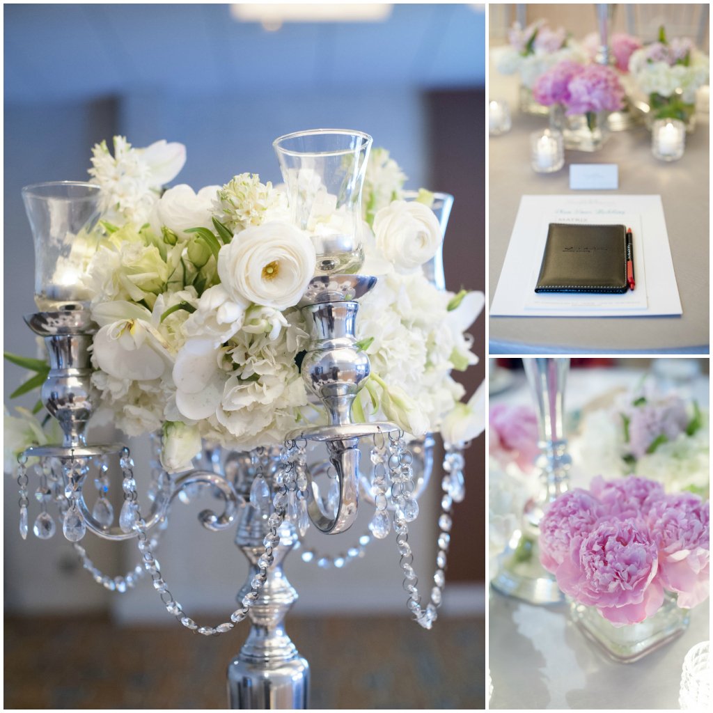 Silver Candelabra Centerpiece