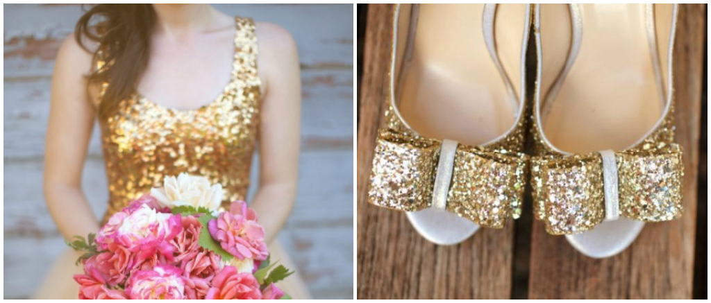 Gold Sequin Dress