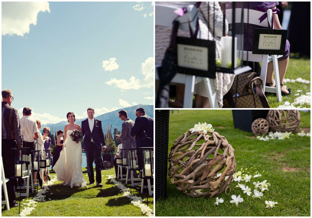 Driftwood Wedding Aisle 