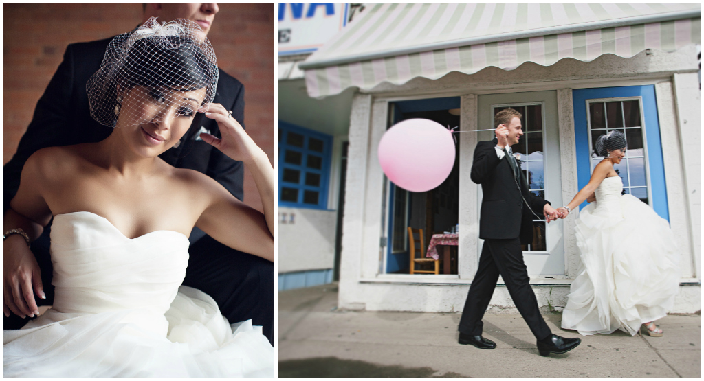 Balloon Wedding Pictures, Cute Wedding Photos with a Balloon