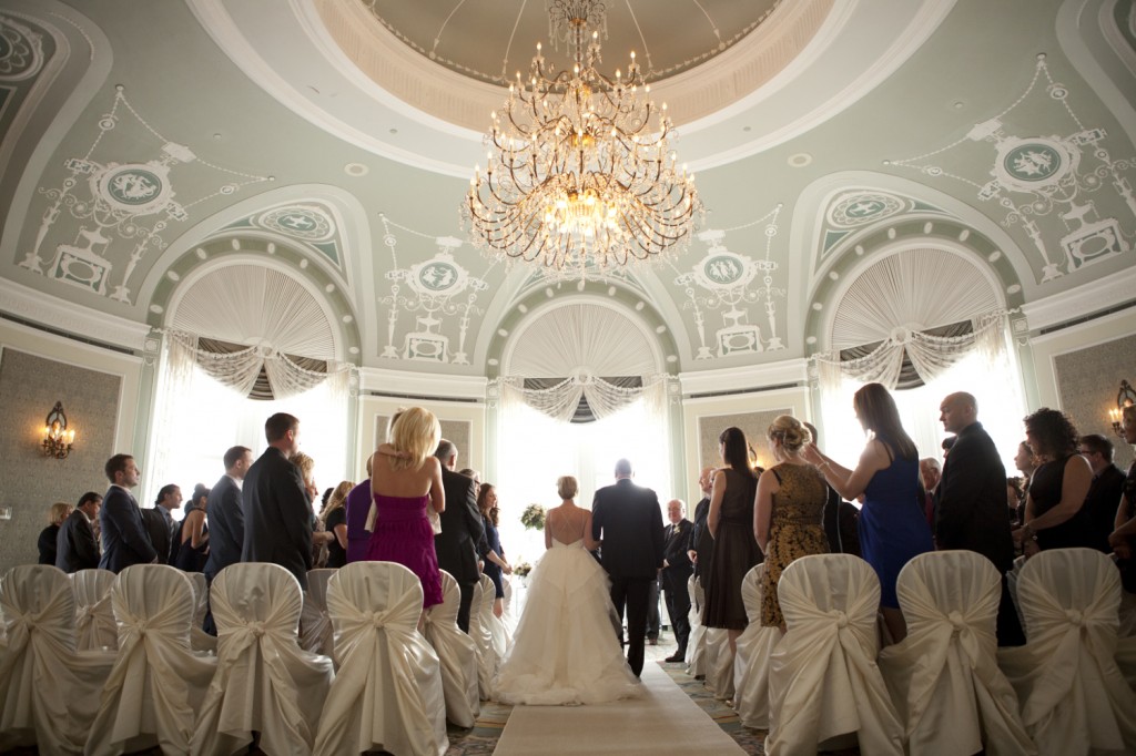 Fairmont Hotel Macdonald Wedding Ceremony