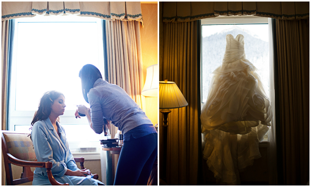 Bride Getting Ready, Bridal Gown Photo