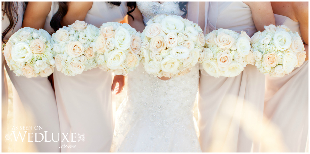 ivory rose hydrangea bouquet