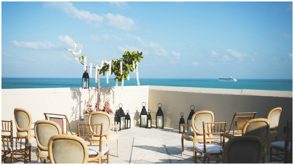 Tides Rooftop Terrace Wedding