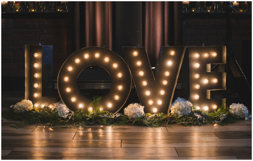 Look Events, Love Marquee Sign Edmonton