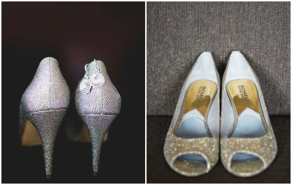 Silver Sparkle Bridal Heel 