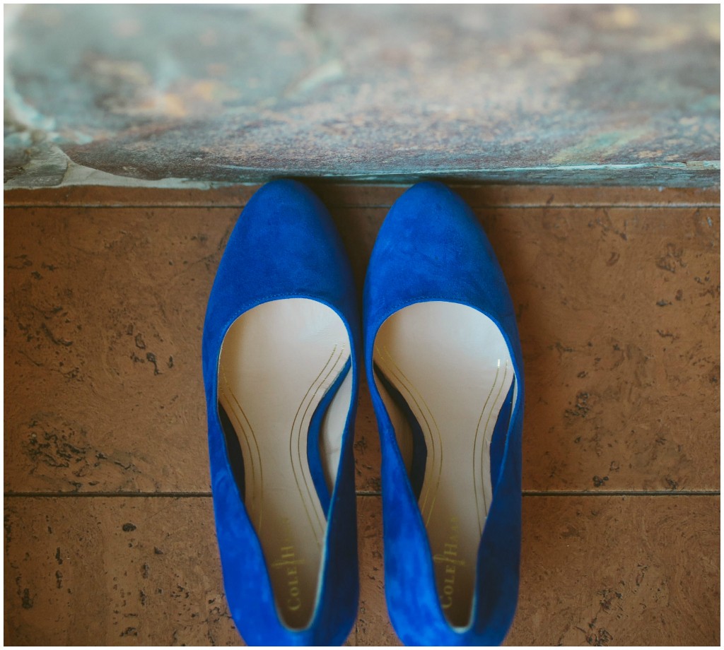 Blue Cole Haan Bridal Heels