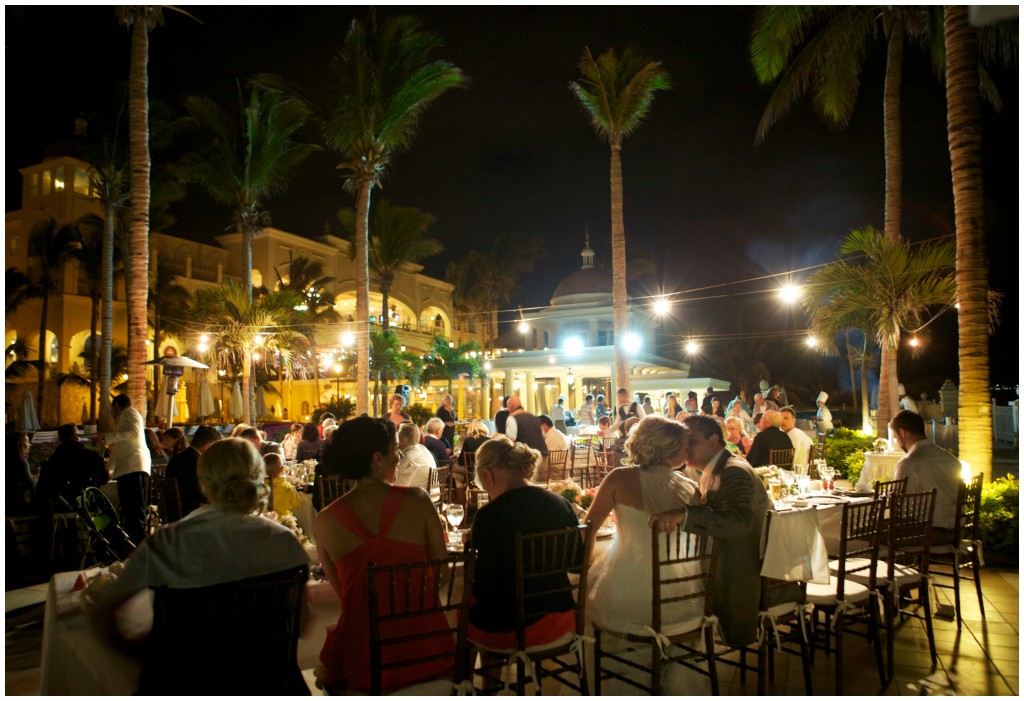 Outdoor Wedding Reception RIU Palace Los Cabos