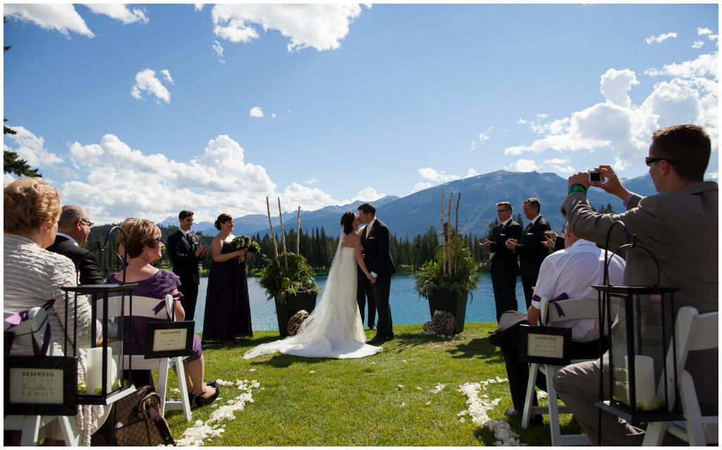 Rocky Mountain Ceremony, Jasper Park Lodge Weddings