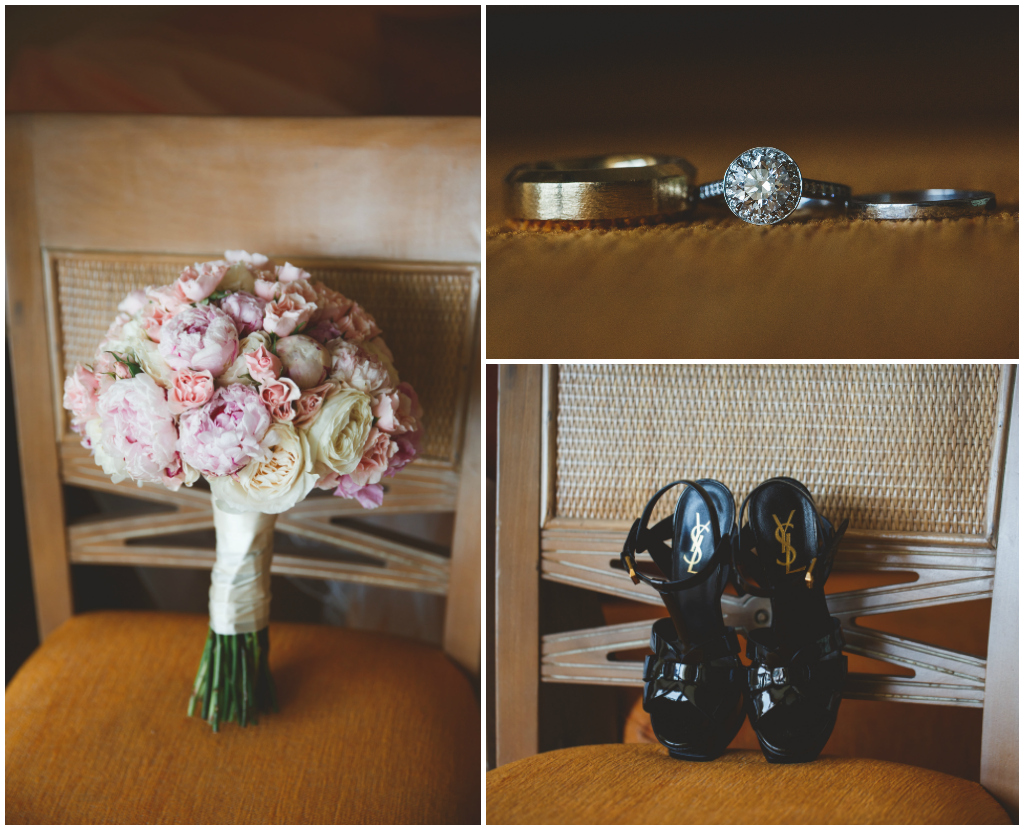 Jamaica Wedding Florist, YSL Bridal Shoes