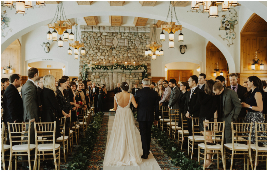 Winter Destination Wedding at The Fairmont Chateau Lake Louise