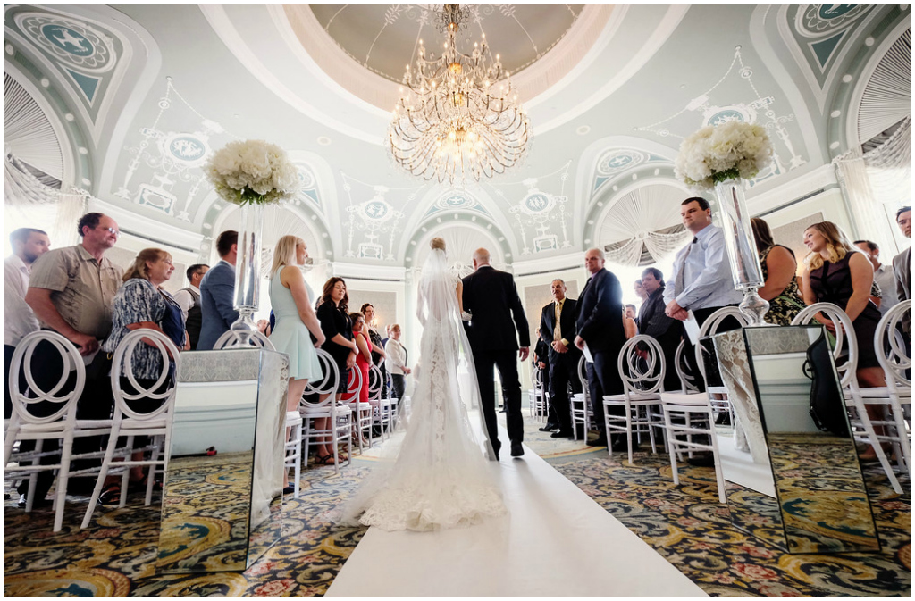 Classic White Wedding Ceremony 