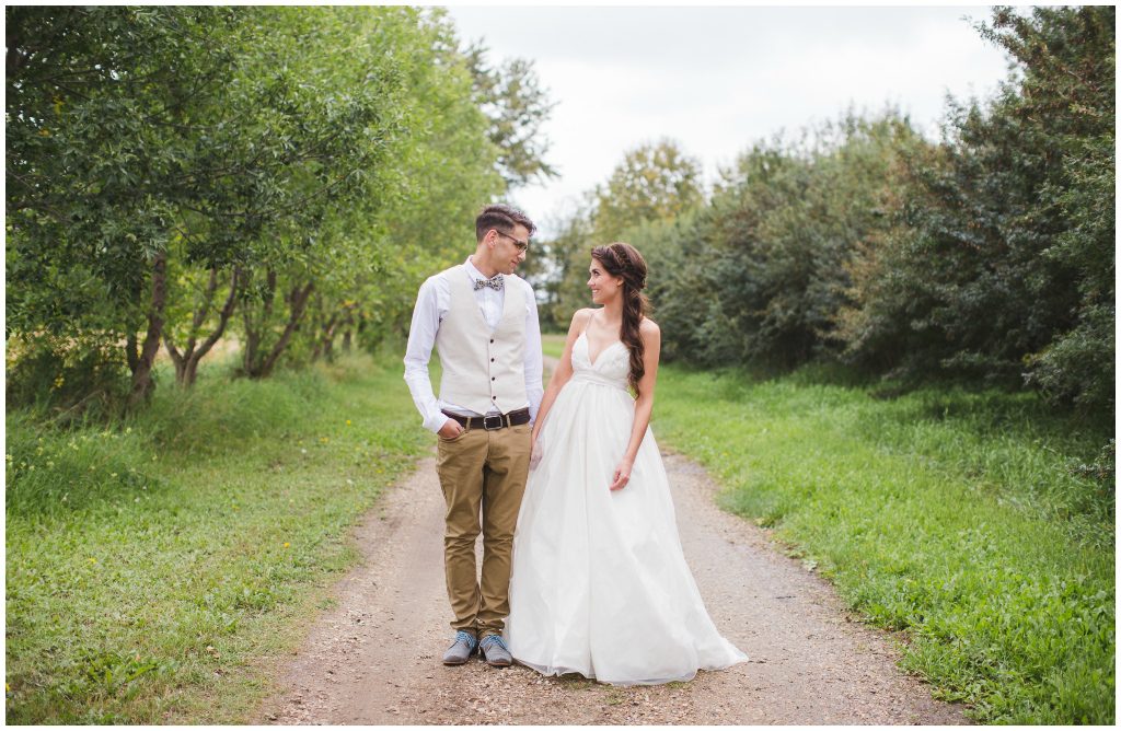 Outdoor Edmonton Area Summer Wedding