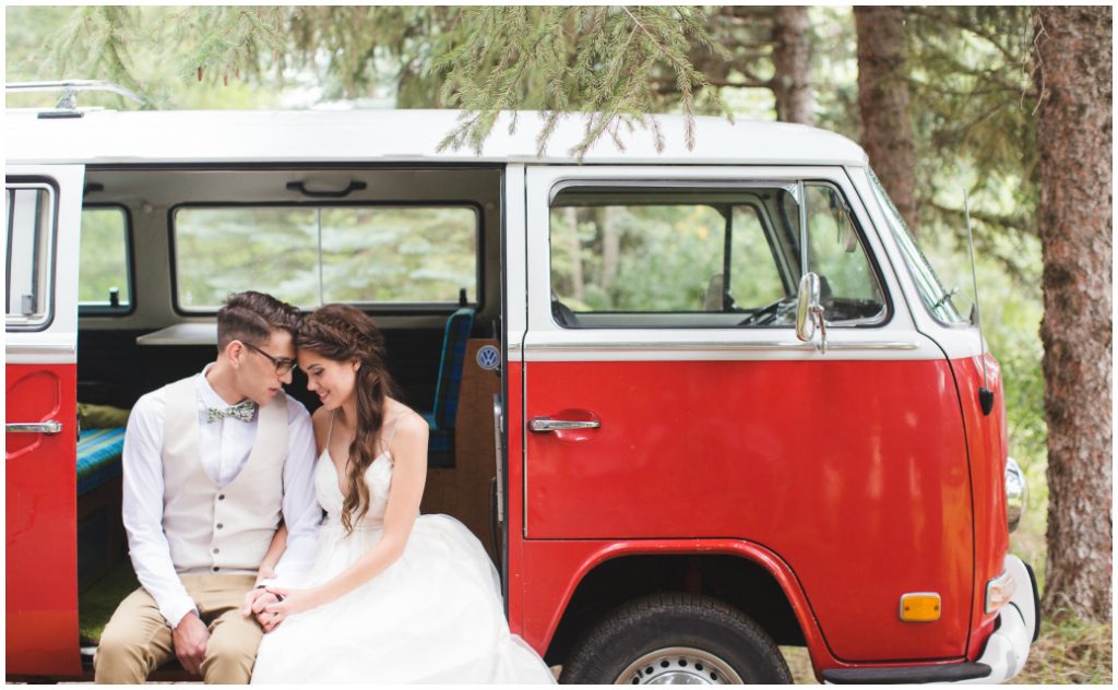 Little Red Volkswagen Wedding Photos, Jill Coursen