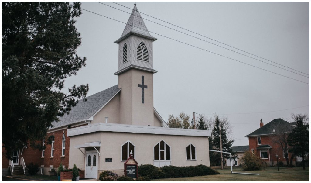 Josephburg Alberta Church Wedding