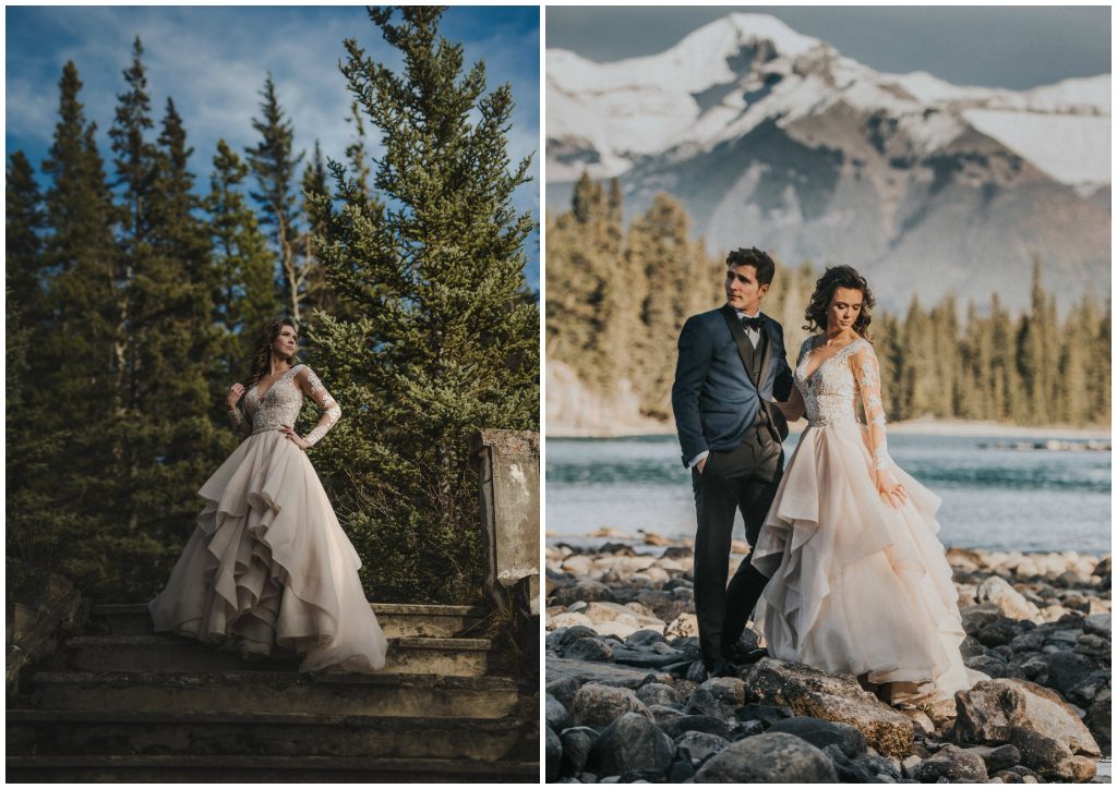 Banff Alberta Newlywed Adventure Session