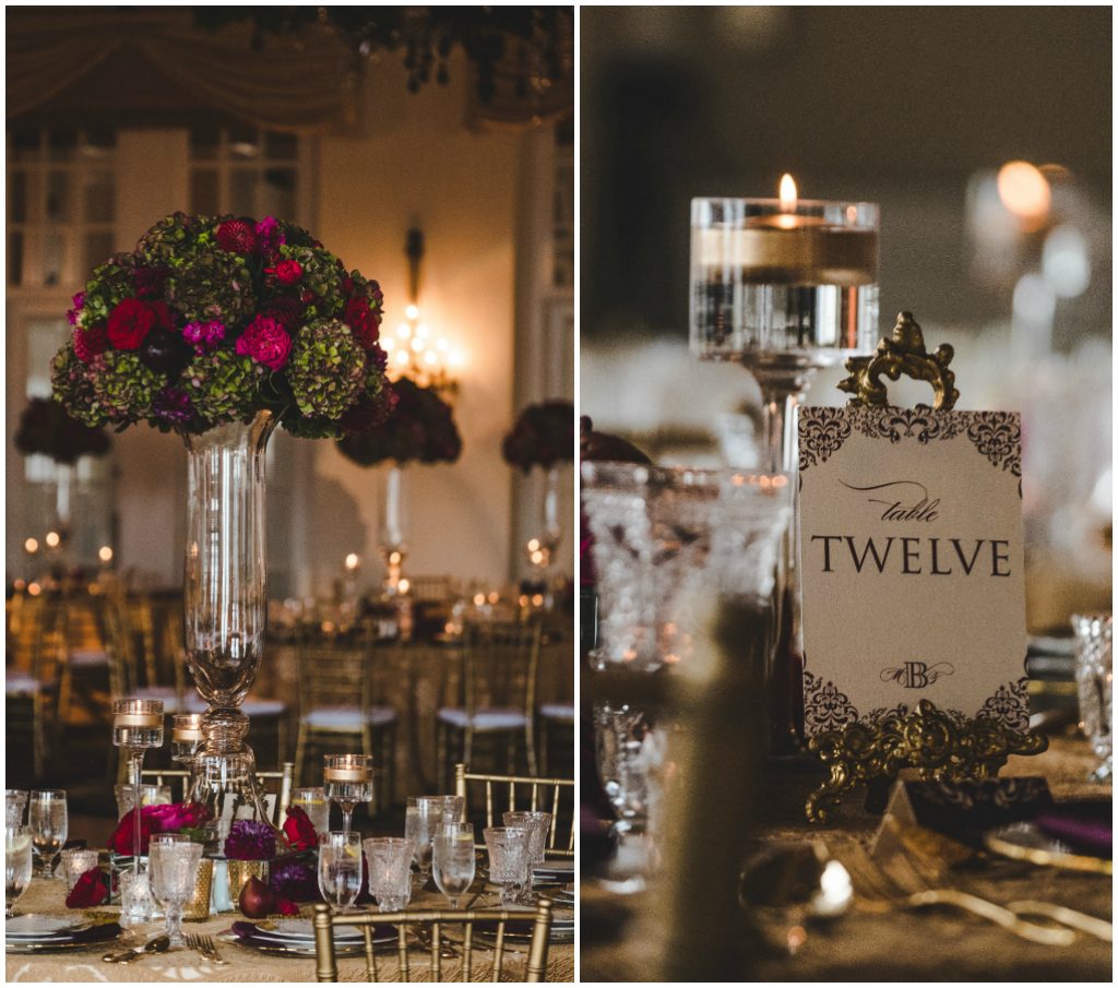 Elegant Gold Green and Burgundy Wedding, Gold details wedding