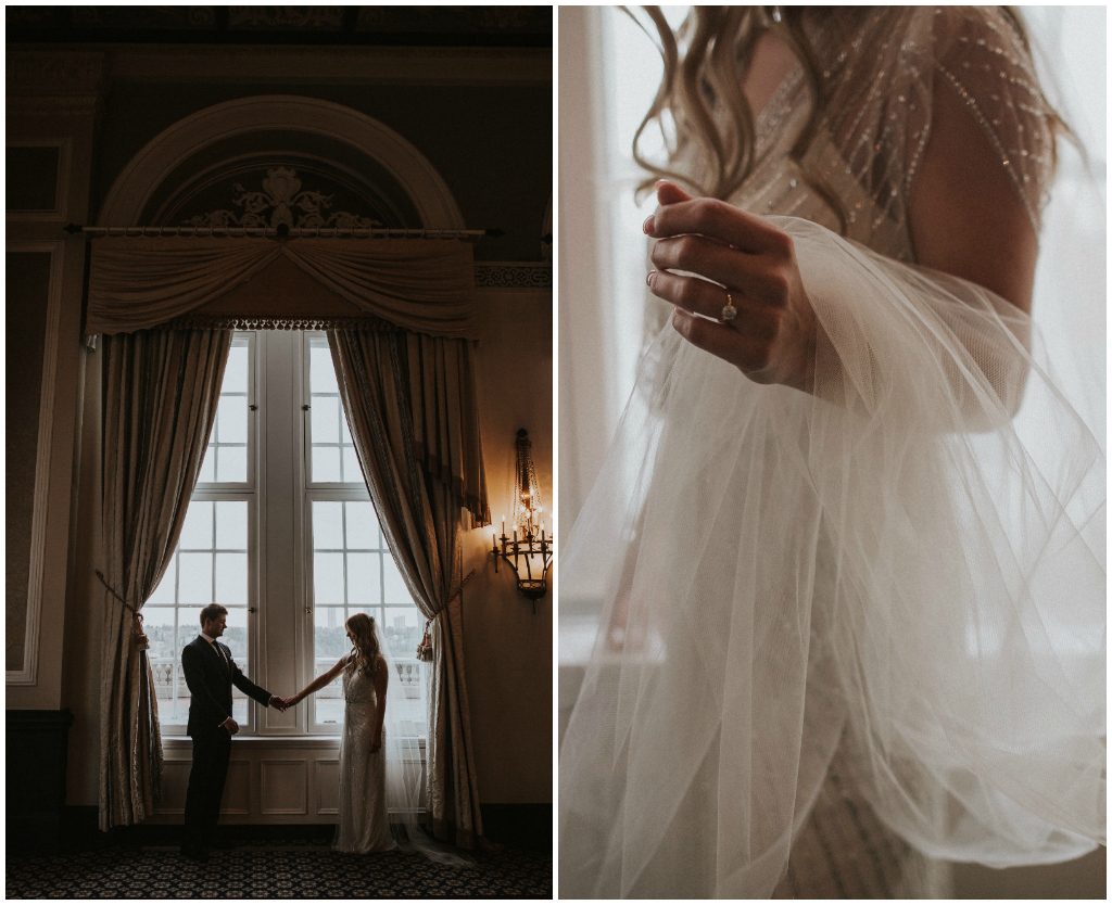 Moody Fairmont Hotel Macdonald Wedding Photos