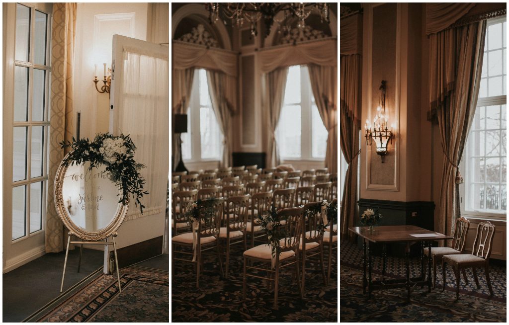 Gold Chateau Chairs Ceremony 