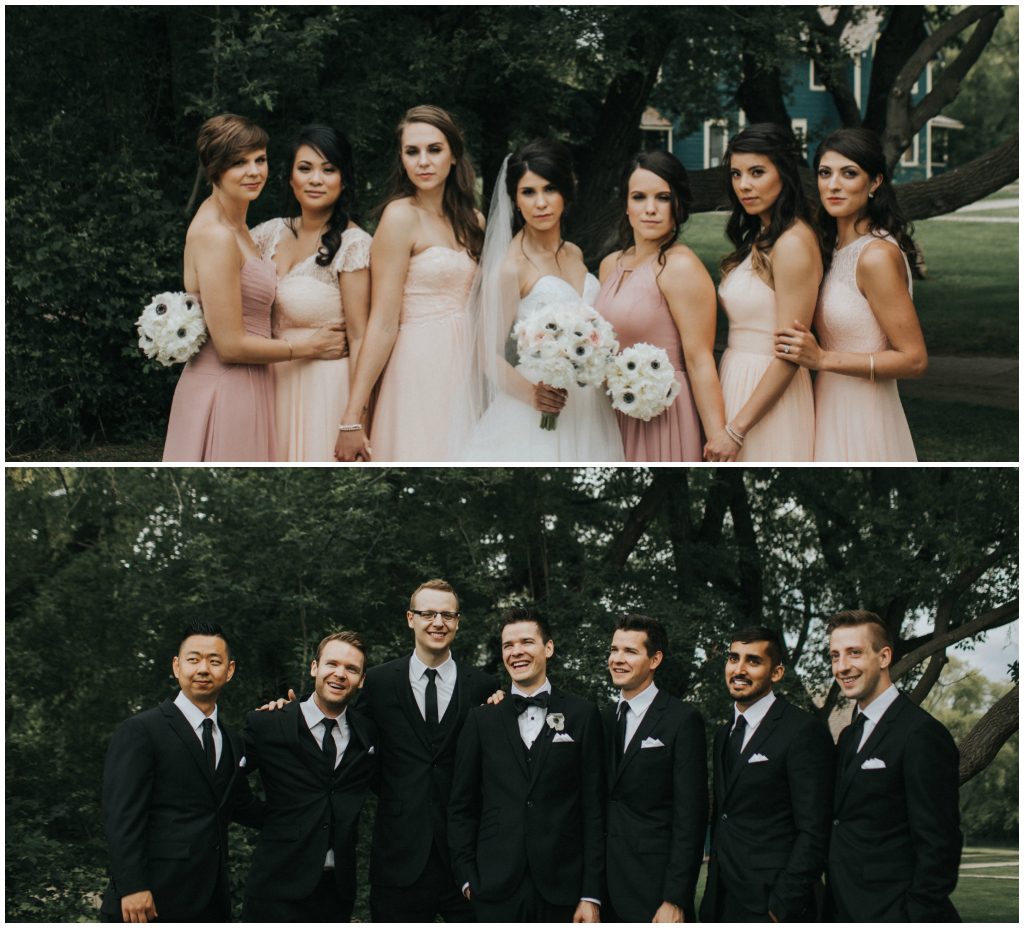 Classic Black and White Groomsmen