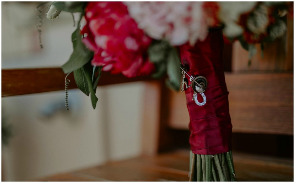 Burgundy Bridal Bouquet