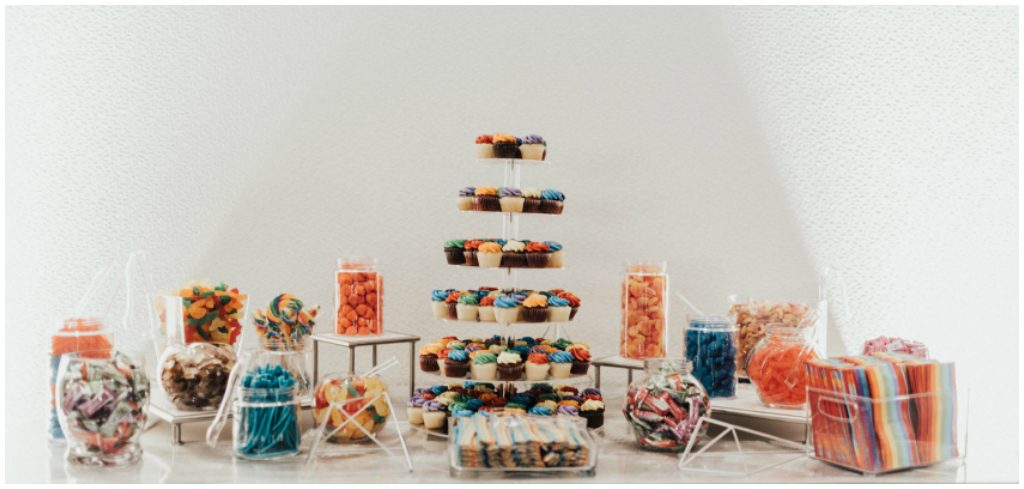 Colourful Edmonton Candy Table, Renaissance Hotel Candy Table