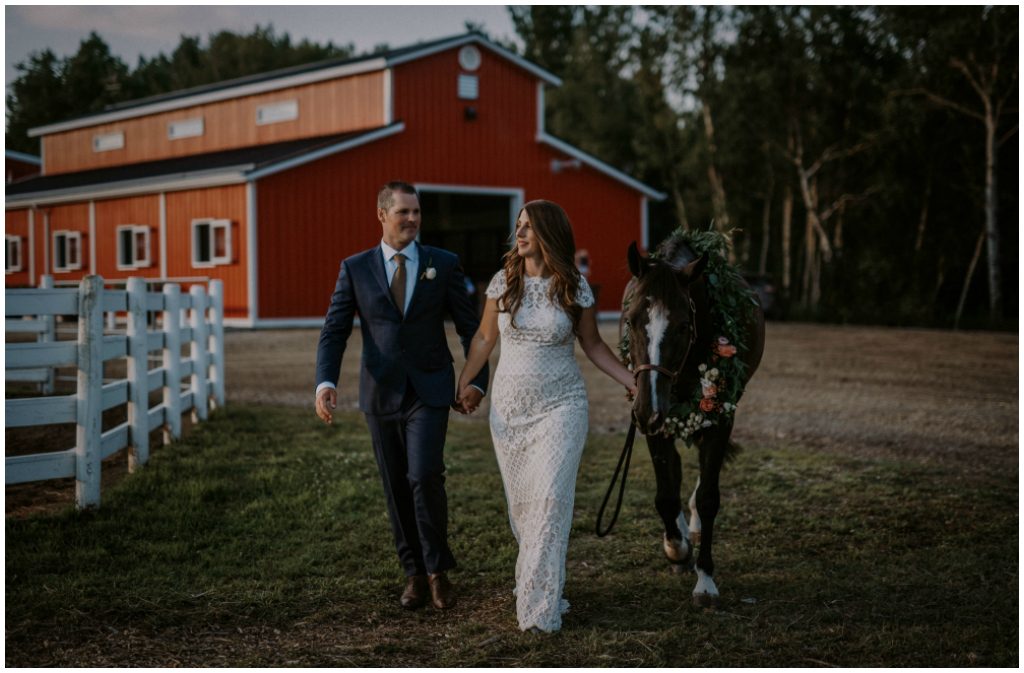 Rustic Boho Horse Farm Wedding Featured in Dote Magazine