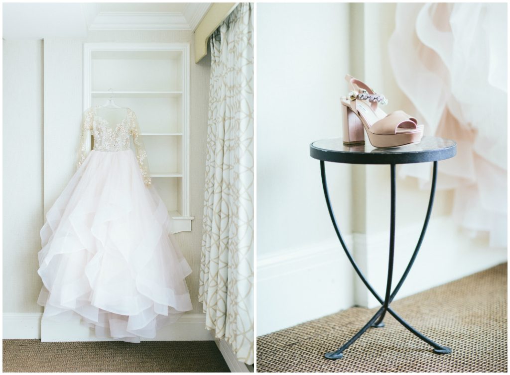 Blush Bridal Gown Lake Louise