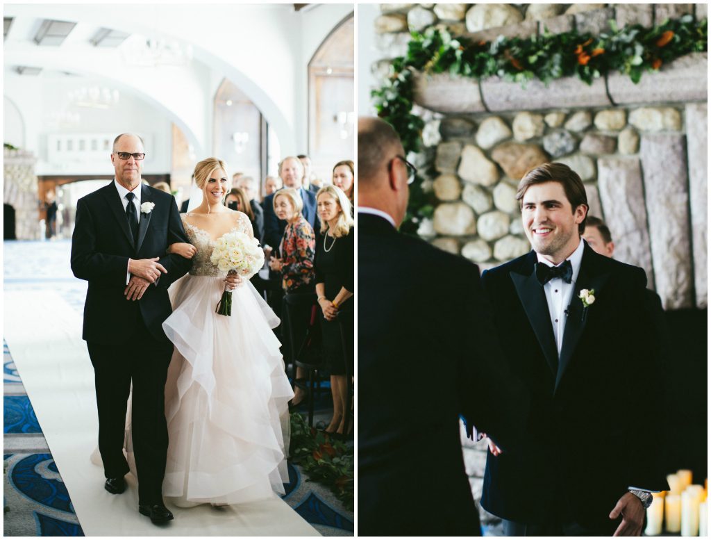 Classic Navy and Blush Wedding