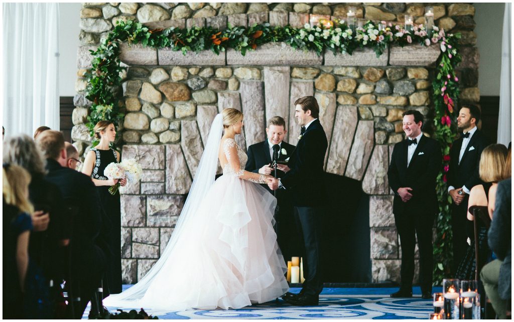 Rocky Mountain Wedding Planner, Chateau Lake Louise Fireplace Ceremony