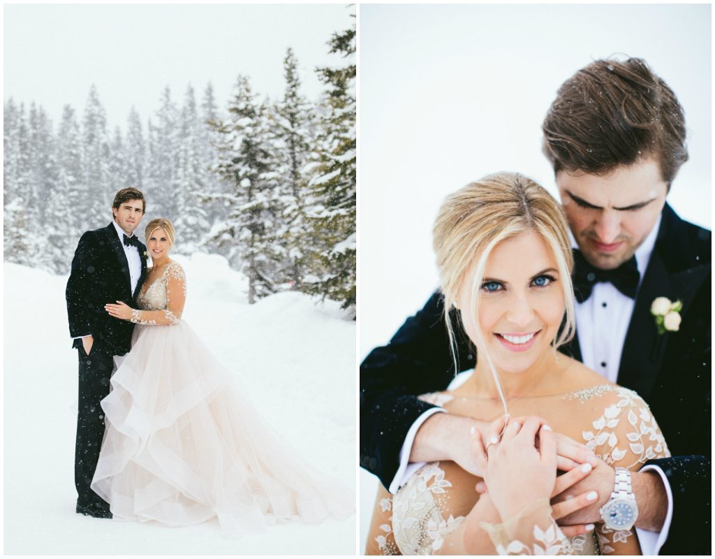 Rocky Mountain Canada Wedding Winter