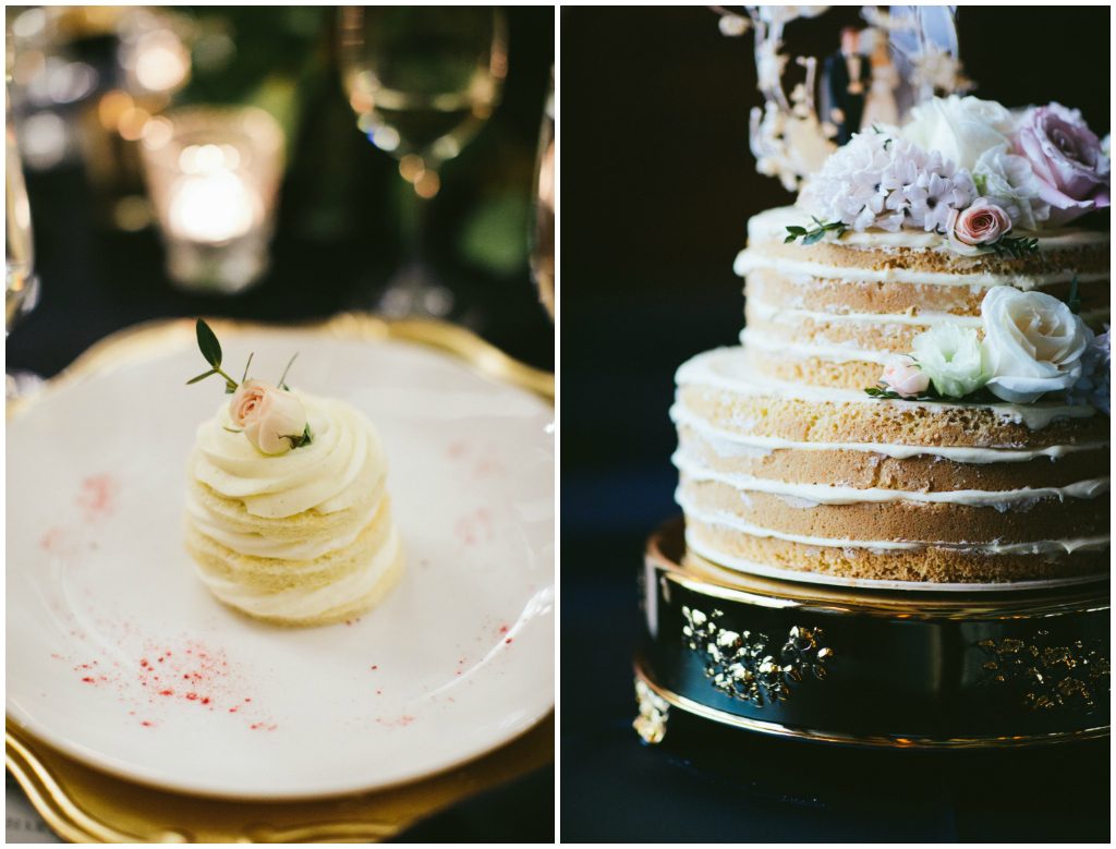 Individual Wedding Cakes by Chateau Lake Louise