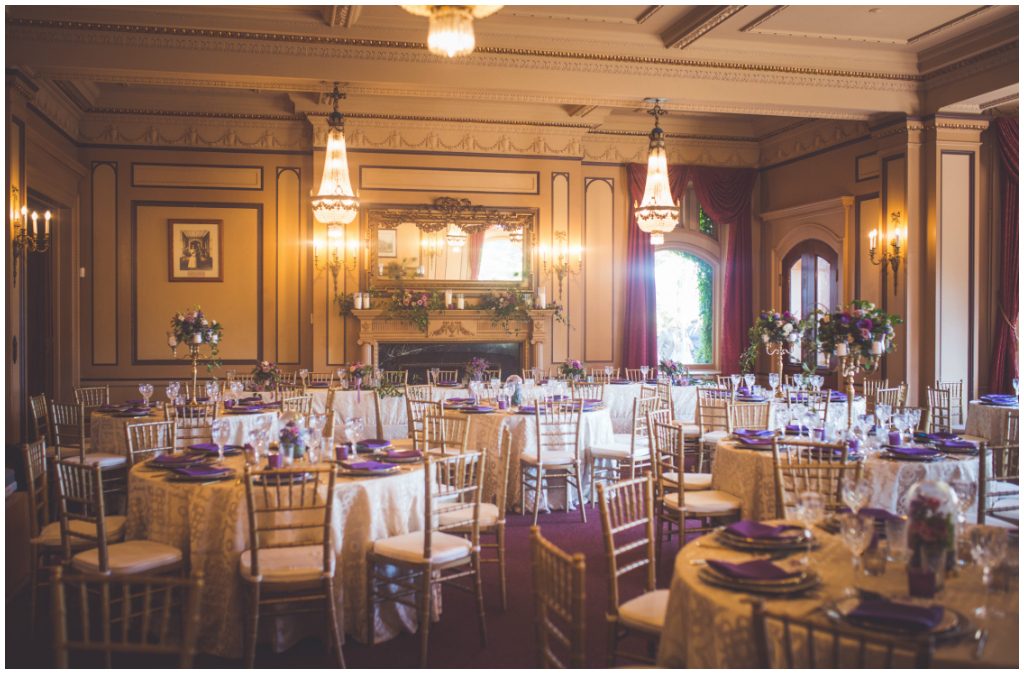 Gold Purple Regal Castle Wedding