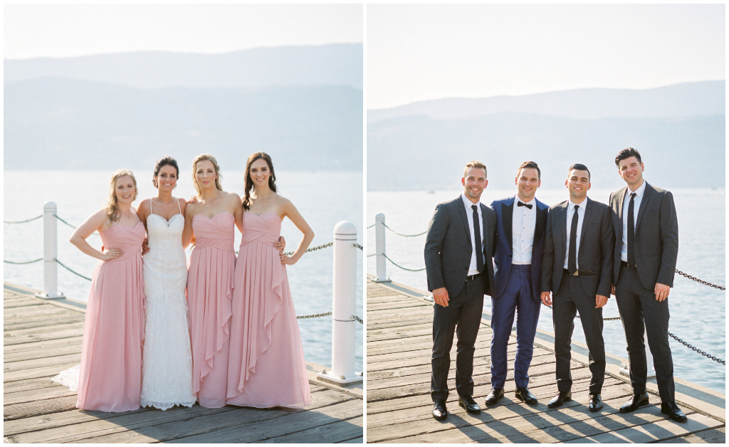 Classic Bridal Party Photo, Kelowna Wedding Doc Photos