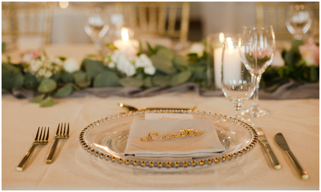 Lazer Cut Gold Place Cards