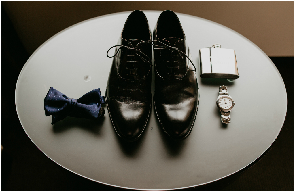 Grooms Details, Grooms Bowtie + Shoes