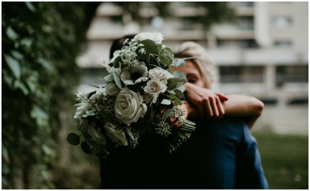 Classic White and Greenery Bridal Bouquet