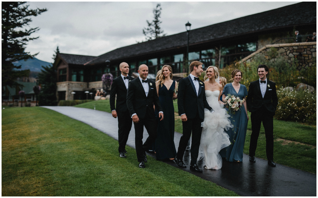 Modern Blue Bridesmaids Dresses