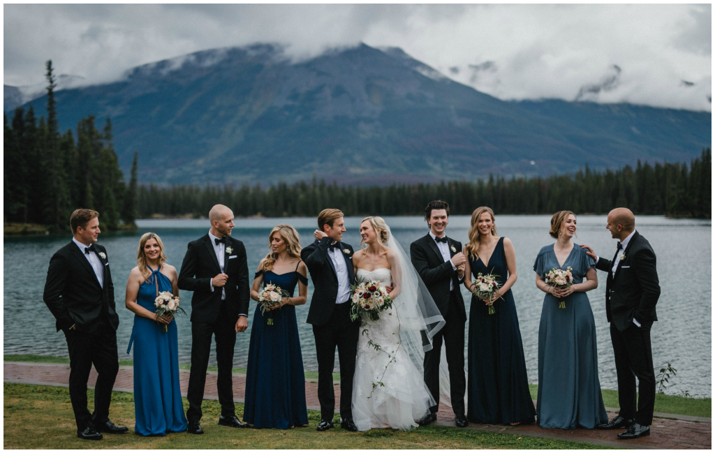 blue bridesmaid dresses wedding