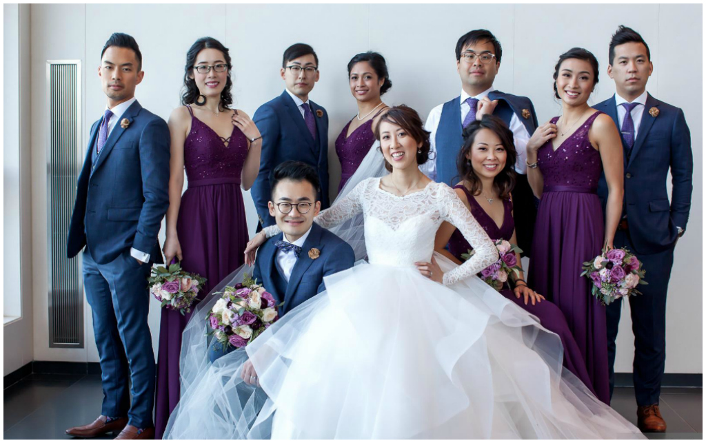 Indoor Edmonton Winter Wedding