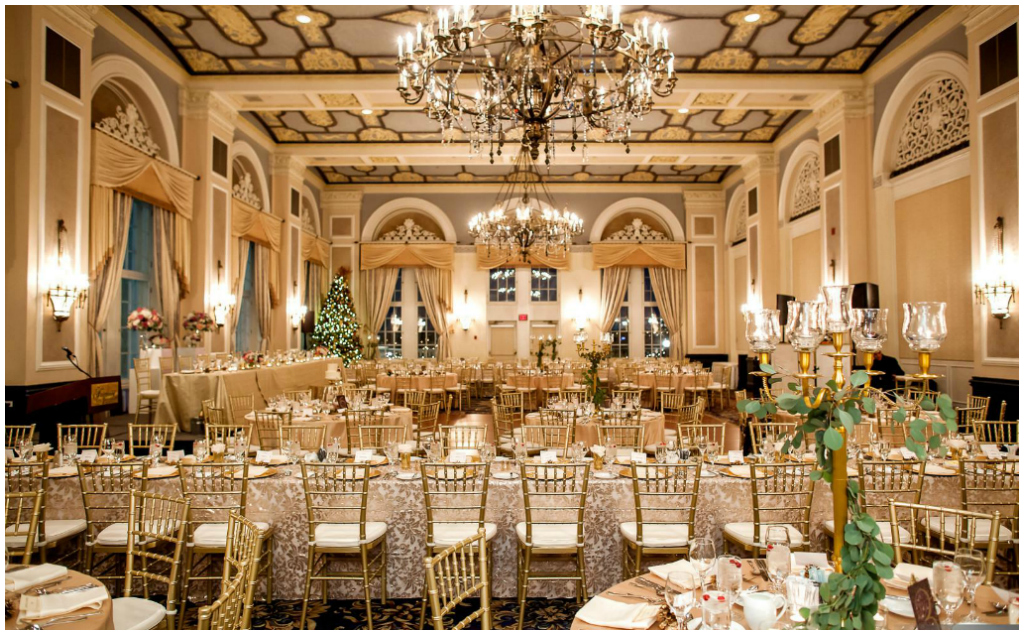 Fairmont Hotel Macdonald Empire Ballroom Winter Wedding Edmonton