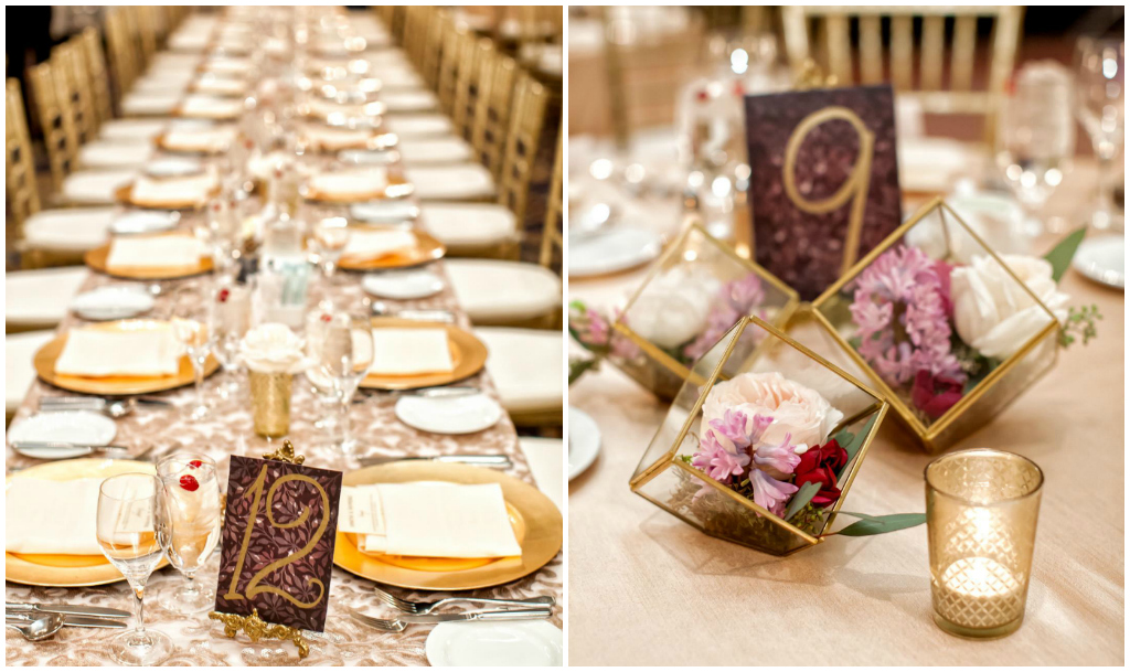 Gold Ballroom Wedding