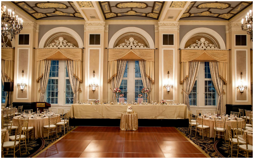 Fairmont Hotel Macdonald Empire Ballroom Winter Wedding Edmonton