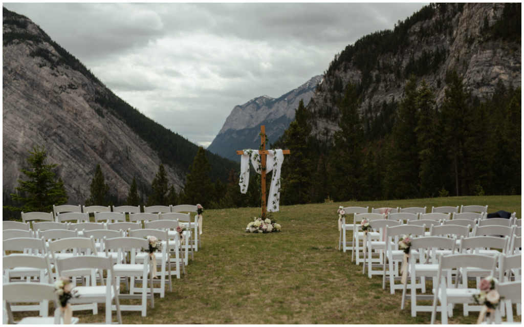 Canmore Outdoor Wedding Ceremony