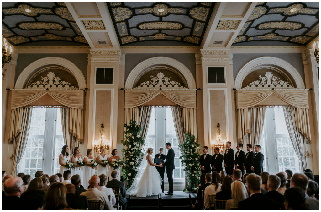 Jennifer Bergman Wedding Planner, Elegant Empire Ballroom Wedding Ceremony 