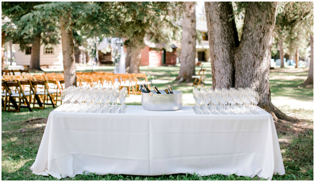 Outdoor Wedding Ceremony Banff, Banff Wedding Planner