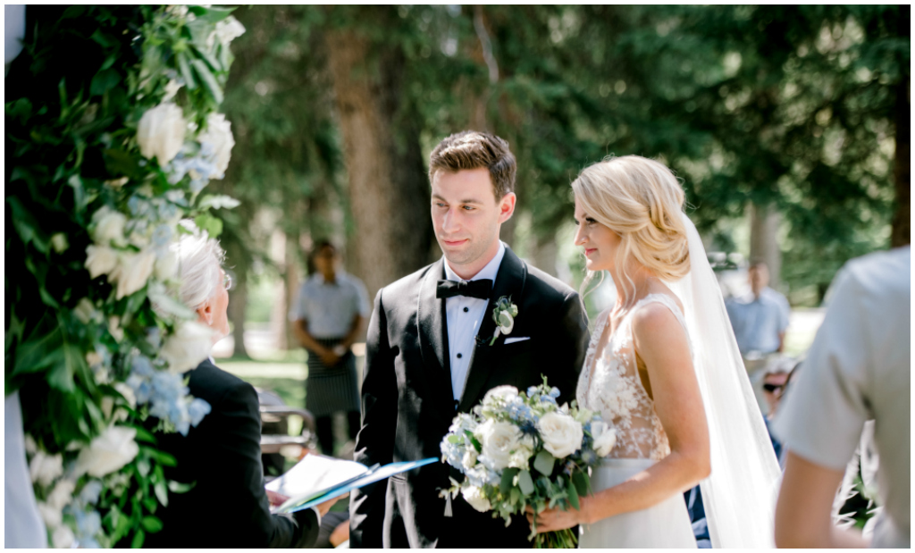 Classic Outdoor Banff Wedding Ceremony